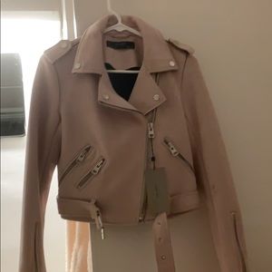 A brand new leather jacket from zara turkey